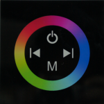 Контроллер RGB встраиваемый TM08 12-24V 144-288W 4x3A